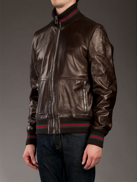 gucci leather jacket dhgate|Gucci leather jacket men's.